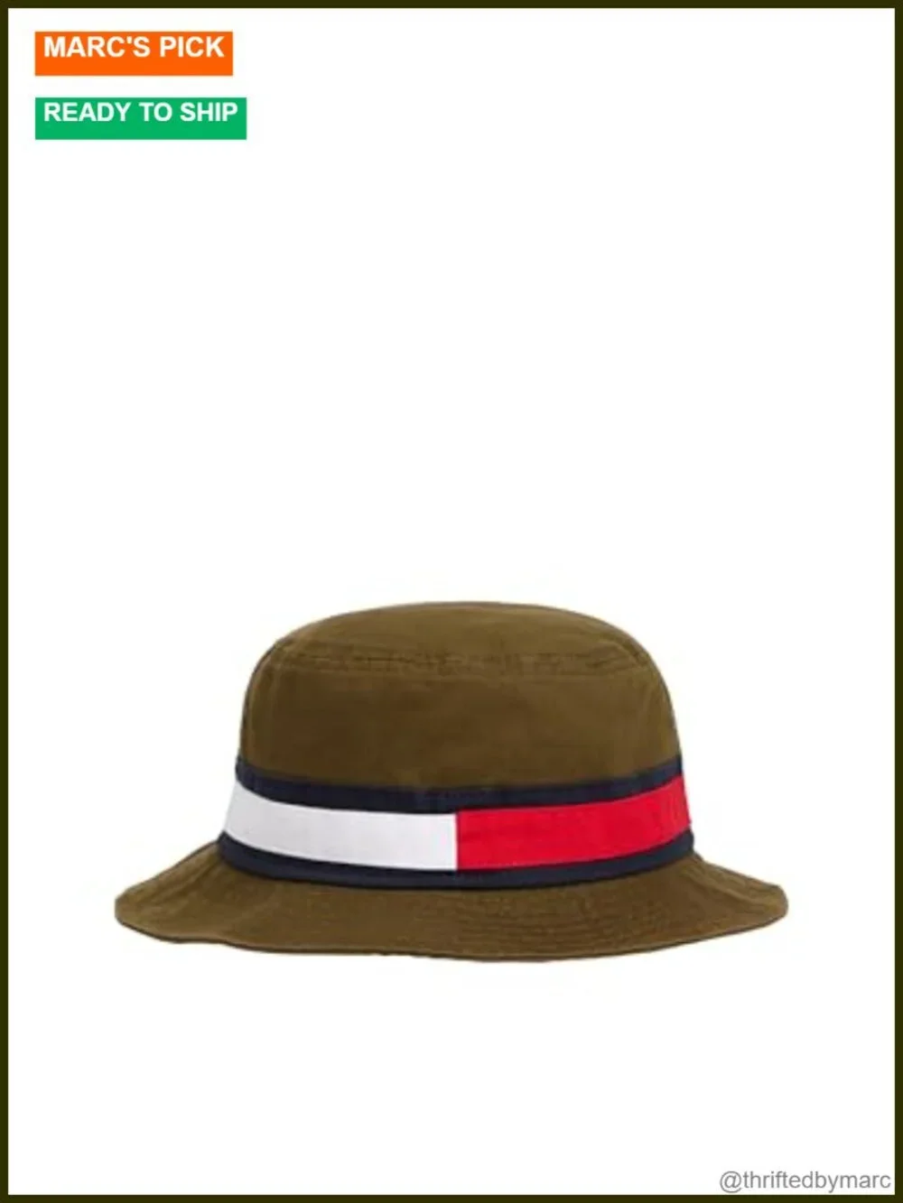 Men's Logo Bucket Hat - 100% Cotton, Adjustable, Breathable